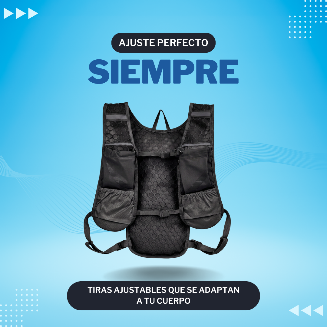 Chaleco con Bolsillos + Bolsa de Agua