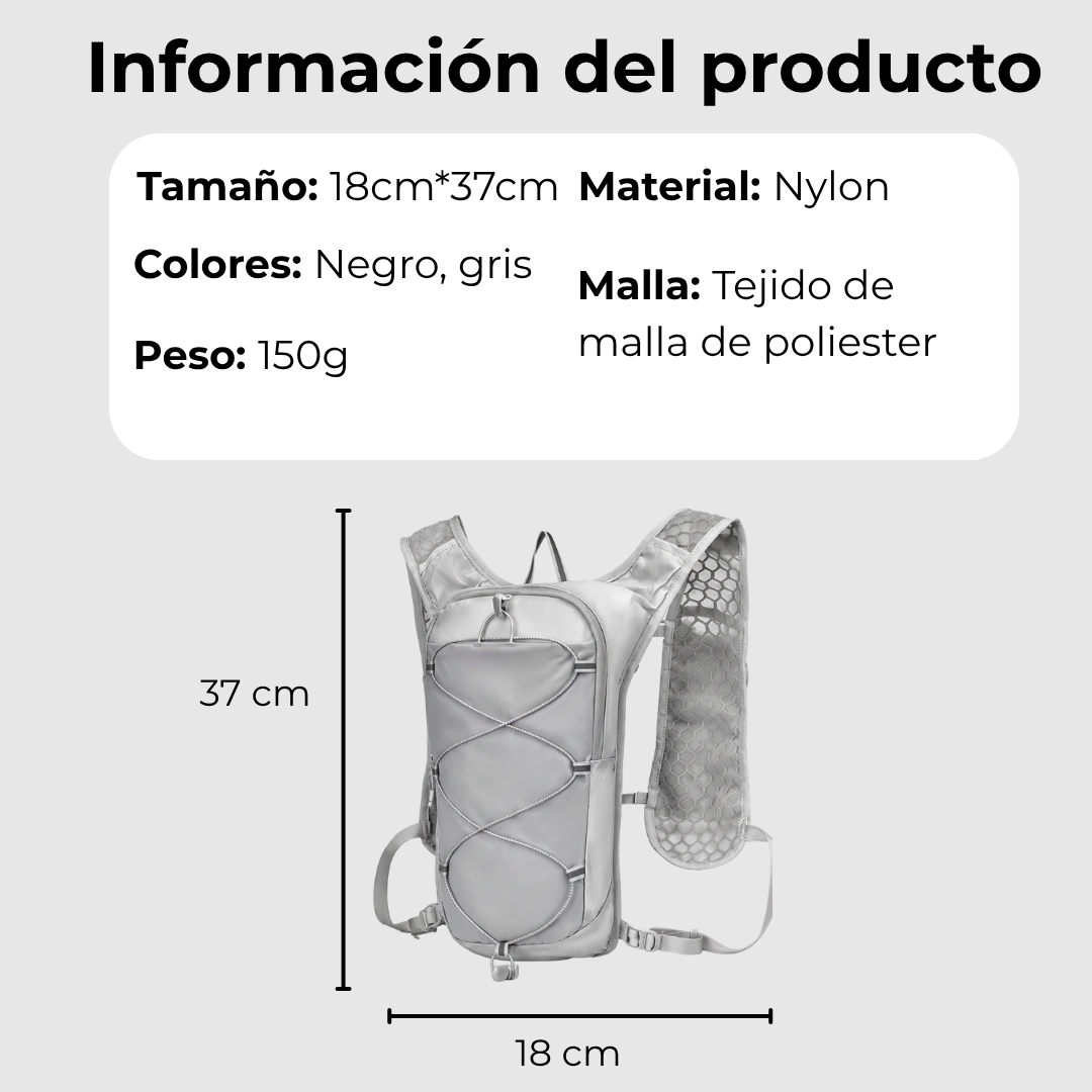 Chaleco con Bolsillos + Bolsa de Agua