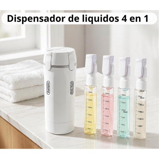 Dispensador de Viaje 4 en 1